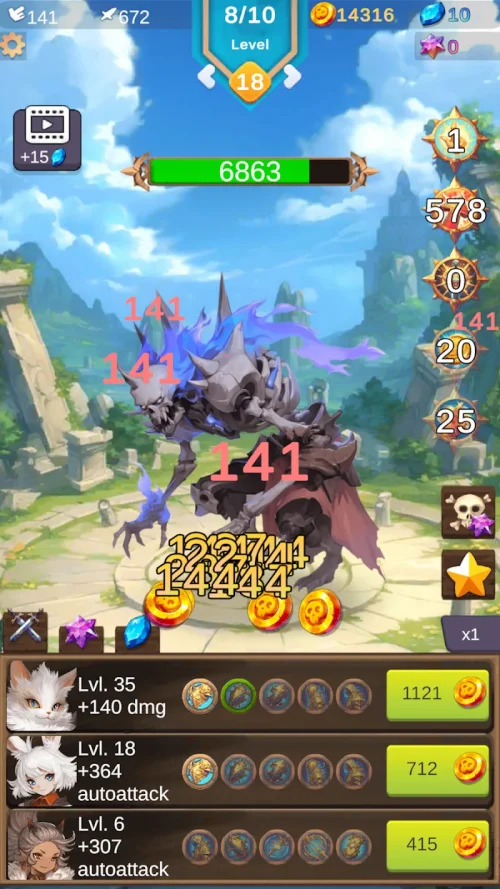Anima Saga – RPG Clicker screenshot 2