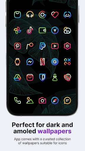 Aline: bold linear icon pack MOD screenshot 2