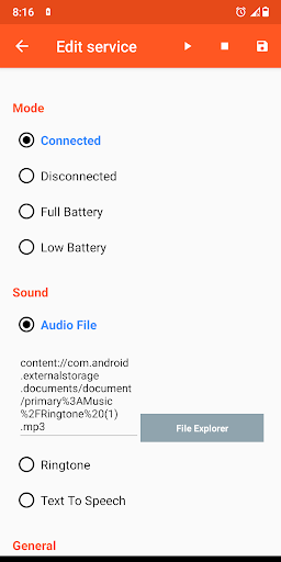 Battery Sound Notification screenshot 2