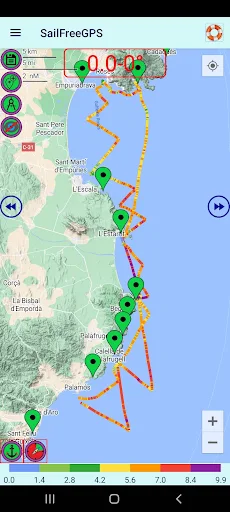 SailFreeGPS screenshot 2