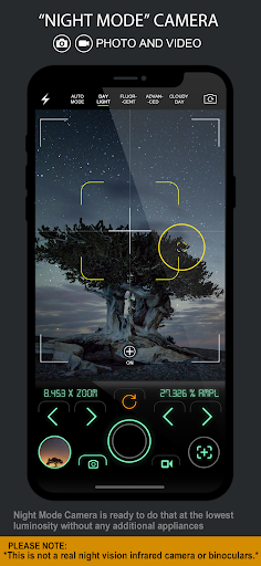 Night Mode Camera Photo Video screenshot 2