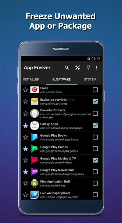 App Freezer screenshot 2
