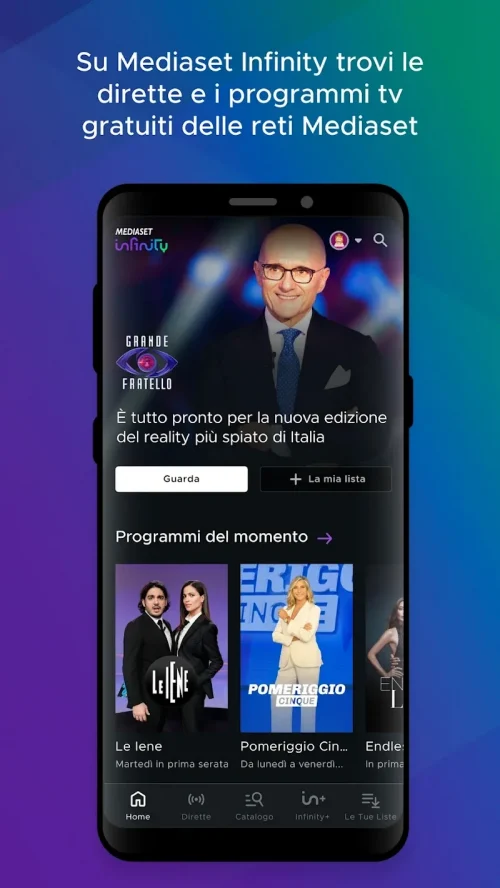 Mediaset Infinity screenshot 2