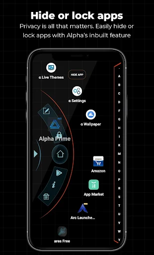 Alpha Hybrid Launcher screenshot 2