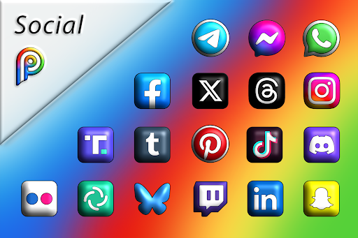 Pixly Limitless 3D – Icon Pack screenshot 2
