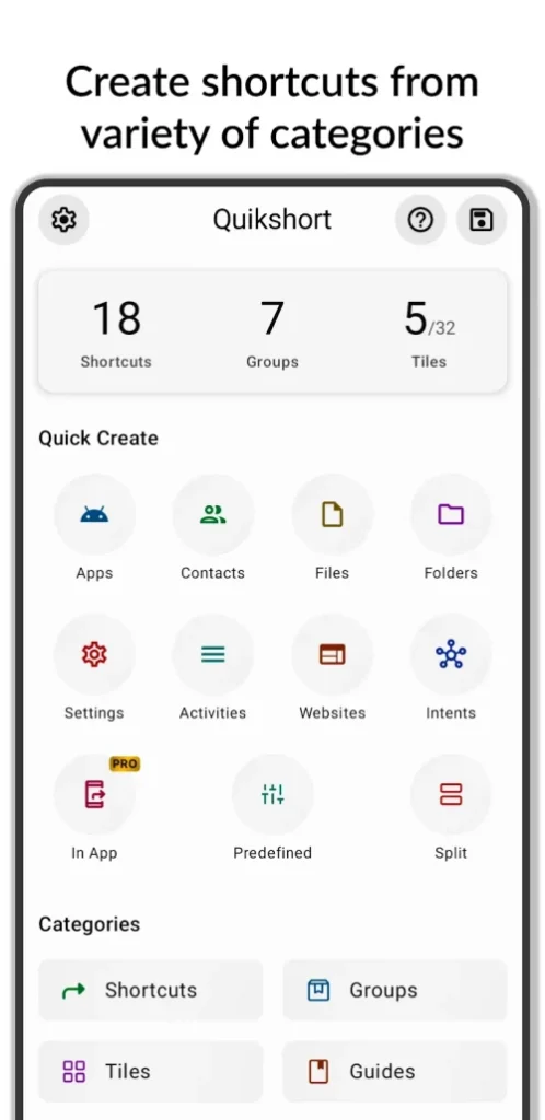 Quikshort: Shortcut Creator screenshot 2