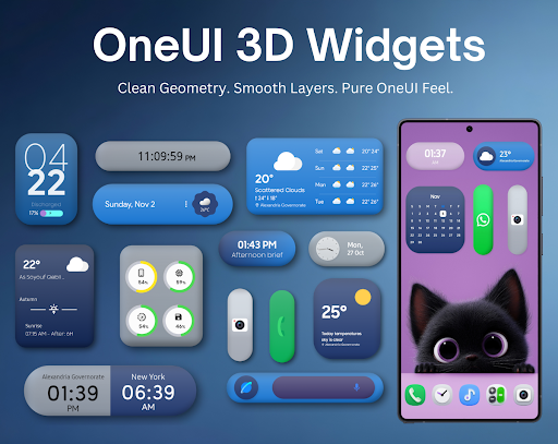 OneUI 3D Widgets screenshot 2