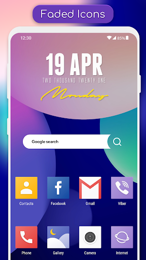 Faded – Icon Pack screenshot 2