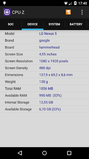 CPU-Z MOD screenshot 2