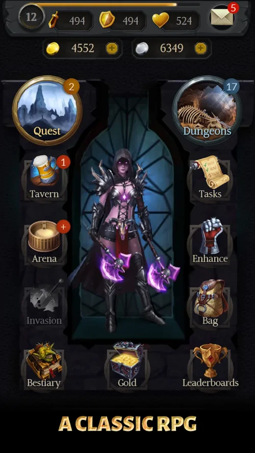 Age of Revenge: Turn Based RPG screenshot 2