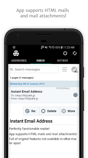 InstAddr screenshot 2