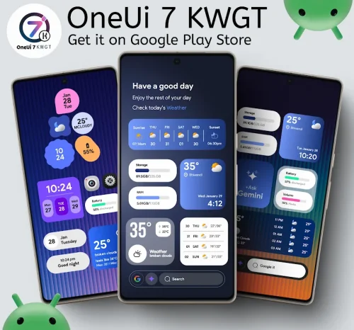 OneUi 7 KWGT MOD screenshot 2