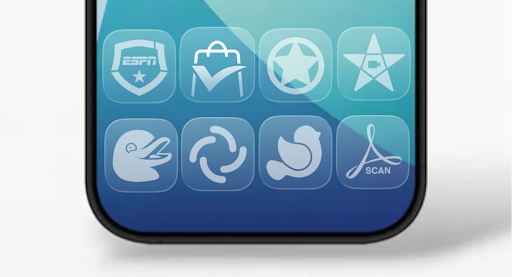 iOS Liquid Glass – Icon Pack screenshot 2