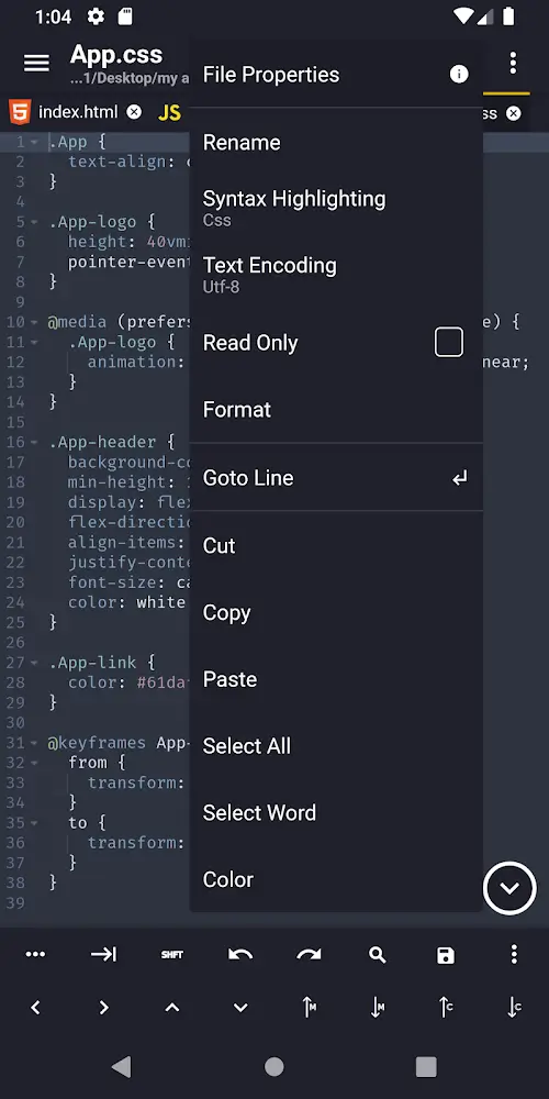 Acode – Powerful Code Editor screenshot 2