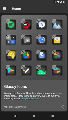 Glassy Icon Pack screenshot 2