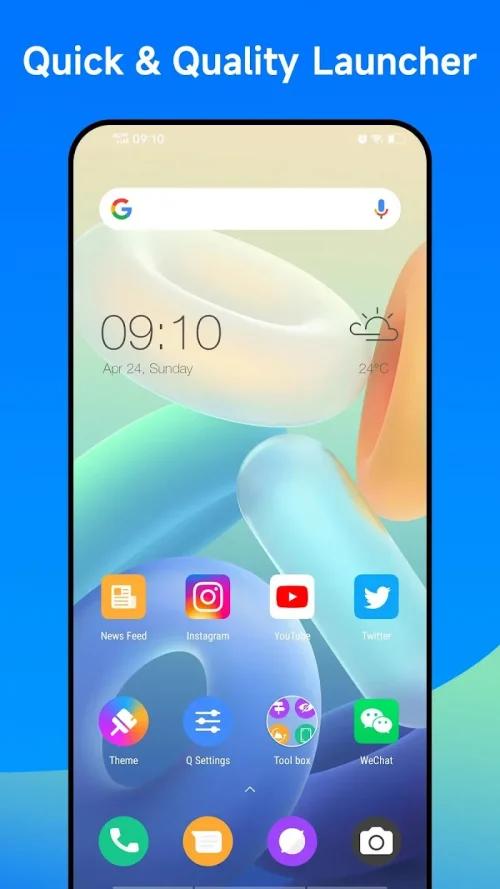 Quick Launcher for Android 15 screenshot 2