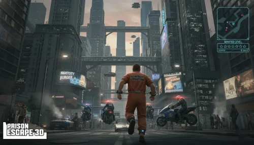 Prison Escape 3D : Bullet Hero screenshot 2