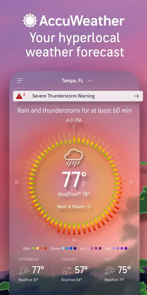 AccuWeather MOD screenshot 2