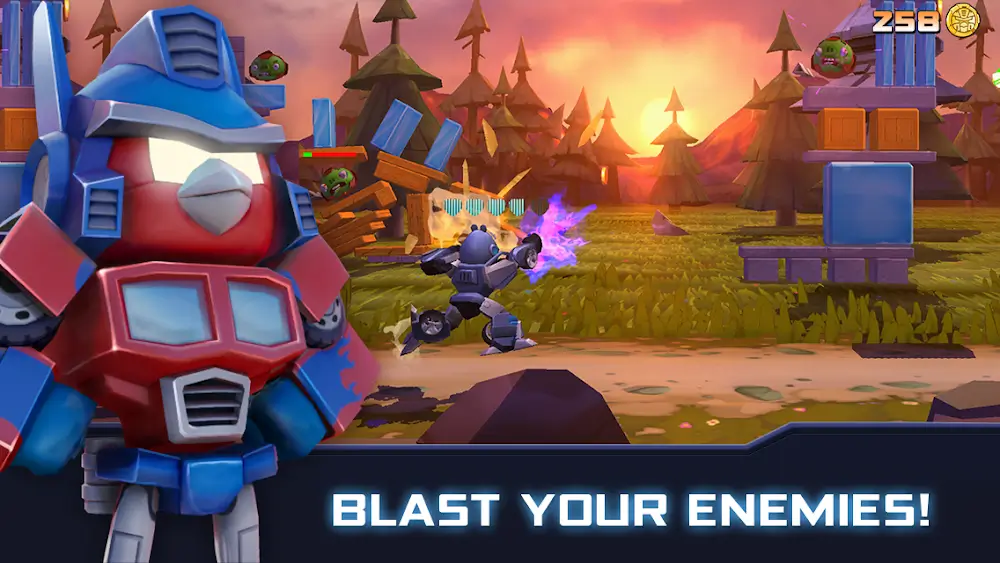 Angry Birds Transformers screenshot 2