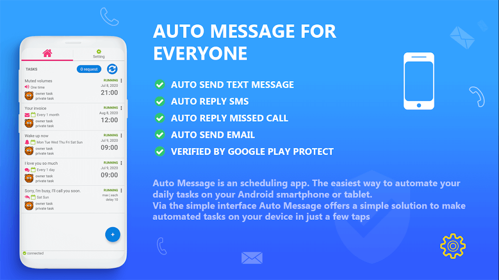 AUTO MESSAGE screenshot 2