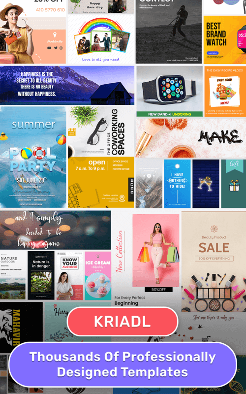 Kriadl: Flyer & Logo, Design screenshot 2
