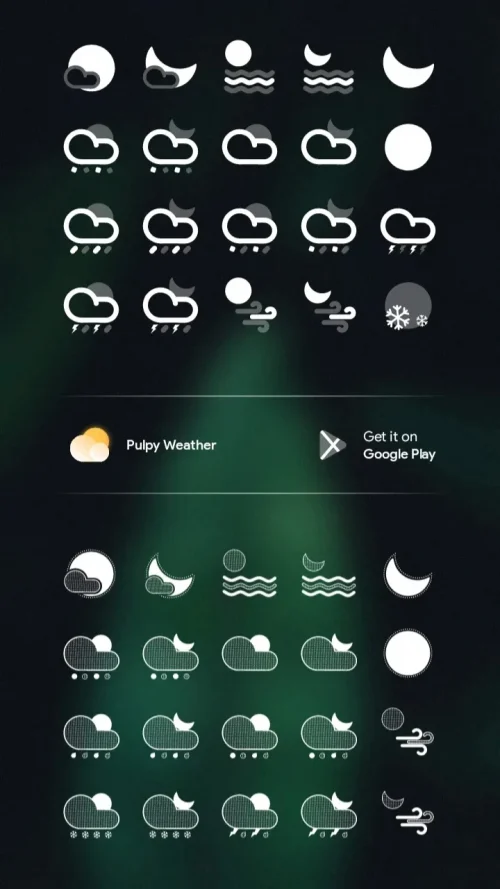 Pulpy Weather – Kwgt/Klwp/Klck screenshot 2