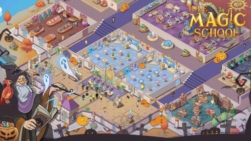 Idle Magic School screenshot 2