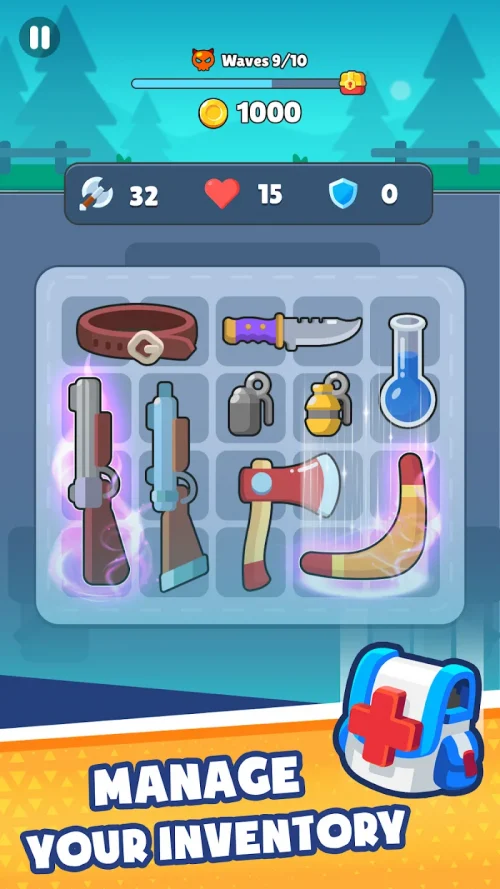 Backpack Hero: Merge Weapon screenshot 2