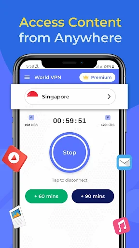 World VPN MOD screenshot 2