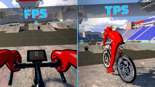 Bicycle Extreme Rider 3D screenshot 2