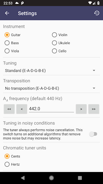 Strobe Tuner Pro: Guitar Tuner screenshot 2