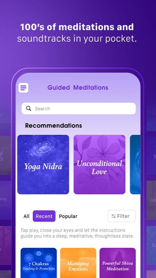 Sattva –  Meditation App screenshot 2