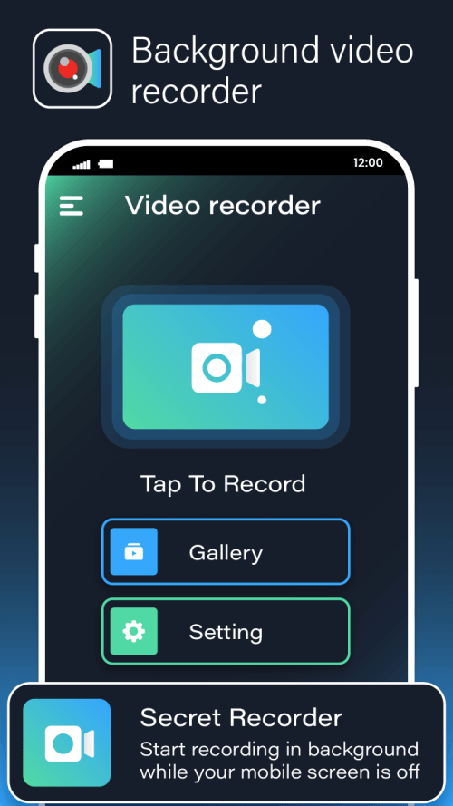 Background Video Recorder Cam screenshot 2