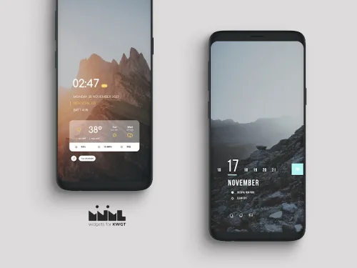 Mnml – Minimal KWGT widgets screenshot 2