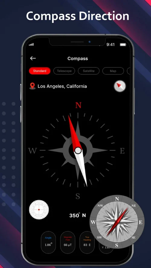 Digital Compass for Android screenshot 2