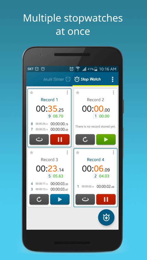 Multi Timer StopWatch screenshot 3