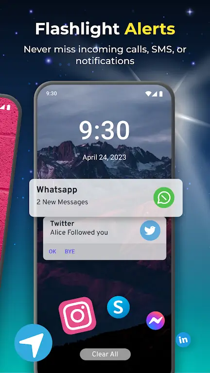Flash Alert on Call and SMS screenshot 3