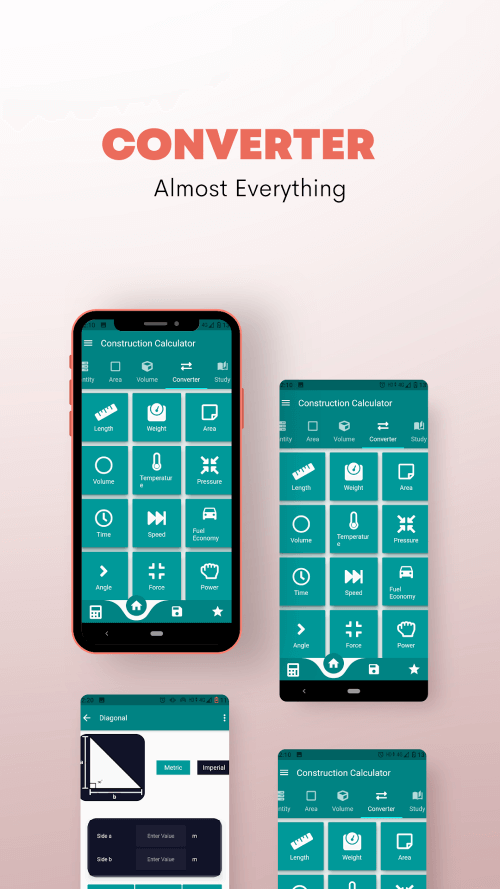 Construction Calculator A1 Pro screenshot 3