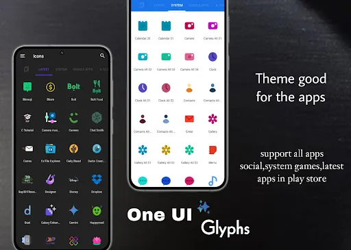 One UI Glyphs Icons screenshot 3