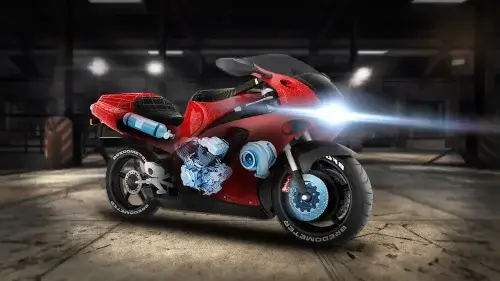 MotorBike: Drag Racing Game screenshot 3