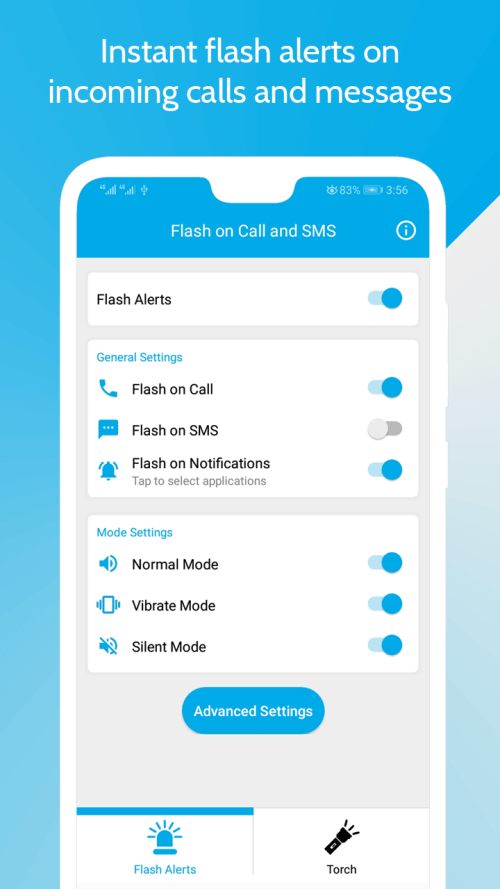 Ultra Flash Alerts: Blink Flas screenshot 3