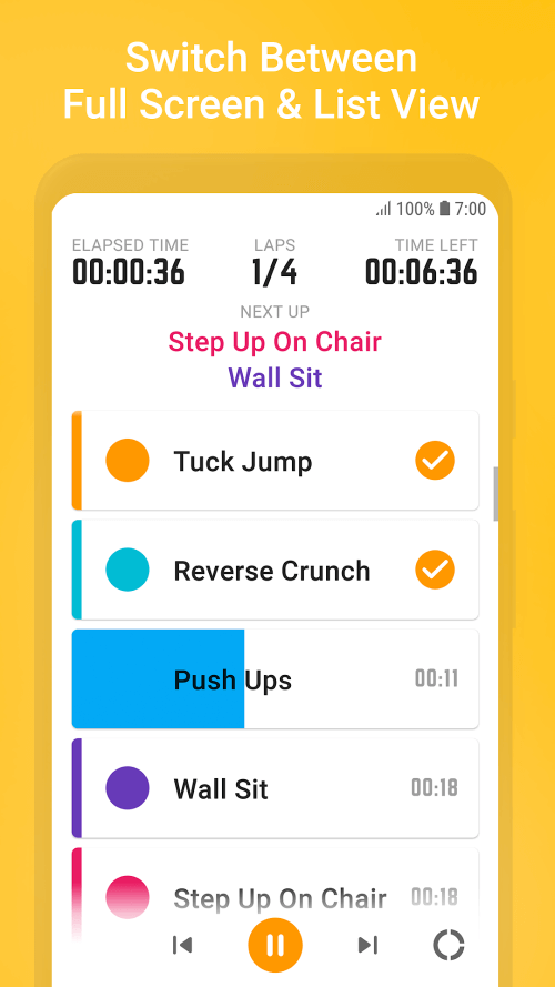 Exercise Timer screenshot 3