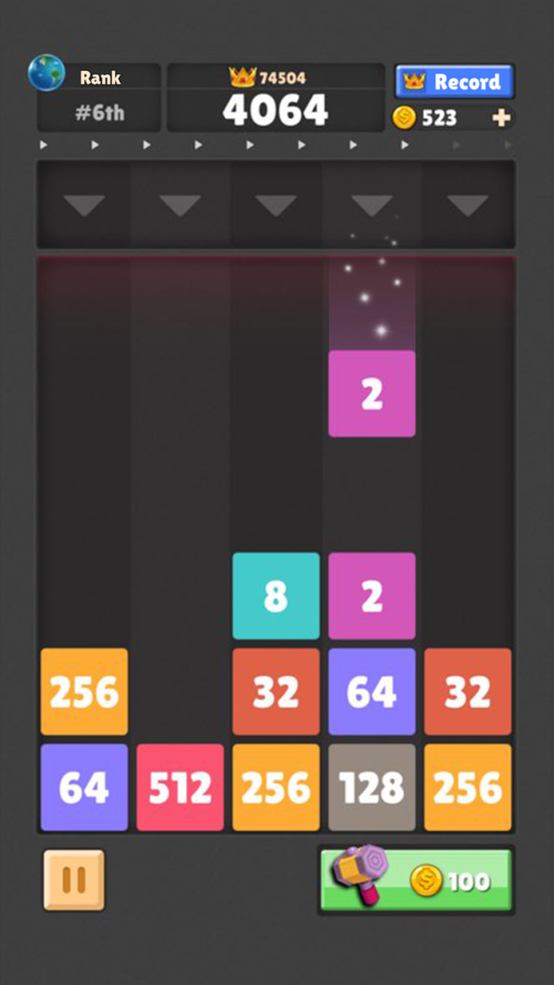 Drop The Number: Merge Game screenshot 3