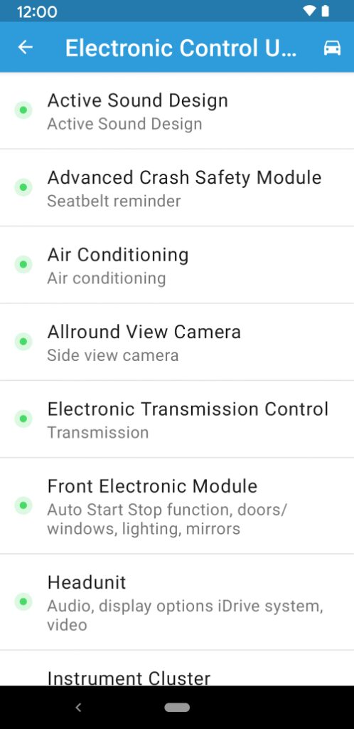 BimmerCode for BMW and MINI screenshot 3