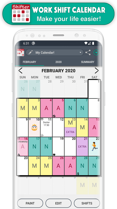 Work Shift Calendar MOD screenshot 3