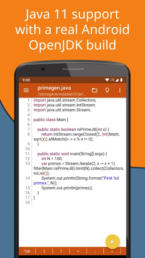 Jvdroid – IDE for Java screenshot 3