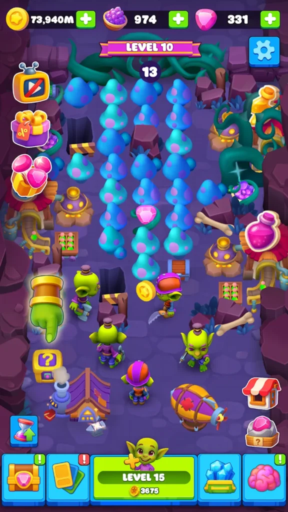 Goblin Miner: Idle Merger screenshot 3