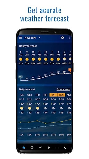 Transparent clock weather Pro MOD screenshot 3