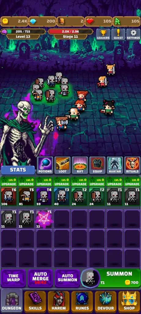 Idle Zombie Summoner screenshot 3