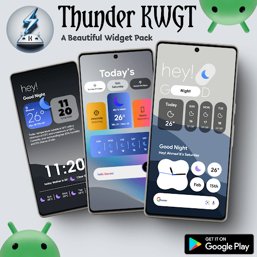 Thunder KWGT MOD screenshot 3